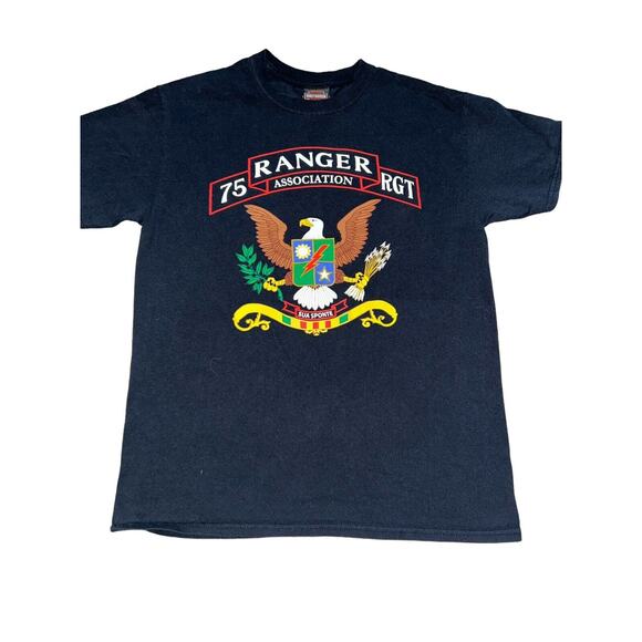 Harley-Davidson‎ T-Shirt 75th Ranger Association Size M Black Tshirt - Picture 1 of 7